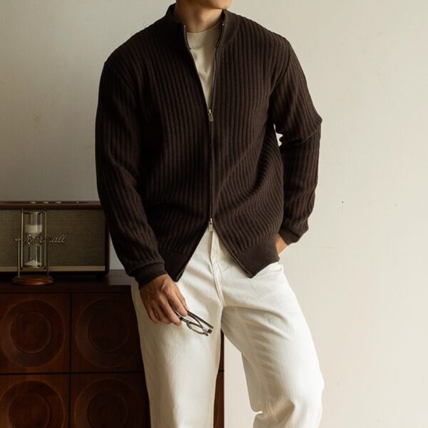1f6cdd7b-f8e0-4a33-a778-33c3365d6ac1.jpg Zipper Cardigan Men's Casual Sweater Coat