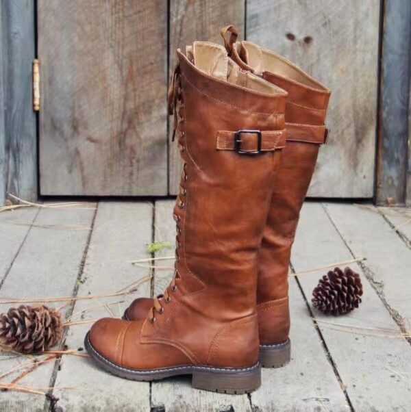 64509c2a-a214-417f-8d77-35017c1efbe5.jpg Chunky Heel Casual European And American Fashion High Leg Boot