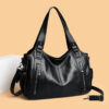 6c955159-e55e-448b-bf48-6a7dceef8011.jpg Retro Solid Color Simple Textured One-shoulder Bag Large Capacity Women