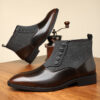 British Style Retro Business Formal Wear Leather Shoes Men's Versatile
