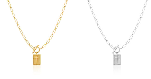 96d75da3-cbcc-4fc4-8ddf-e27163f99950.jpg Clip Necklace Stainless Steel Cross Square Pendant Necklace