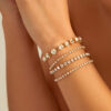Sweet Cool Multi-portrait Pearl Bracelet Set