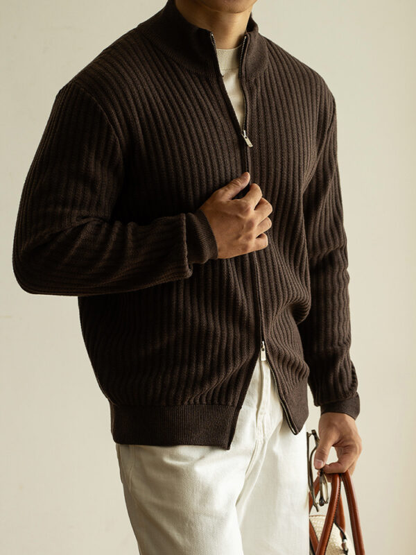 e2fbb03d-6bfa-4ff5-9689-0db47ef22cd0.jpg Zipper Cardigan Men's Casual Sweater Coat