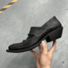 ece88df4-63da-4022-a94b-7ba553dccacd_fine.jpeg Black Retro Unisex Small Leather Shoes With Height Increase