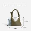 One-shoulder Crossbody Large Capacity Advanced Portable Cattle Leather Bag