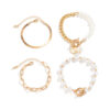 Sweet Cool Multi-portrait Pearl Bracelet Set