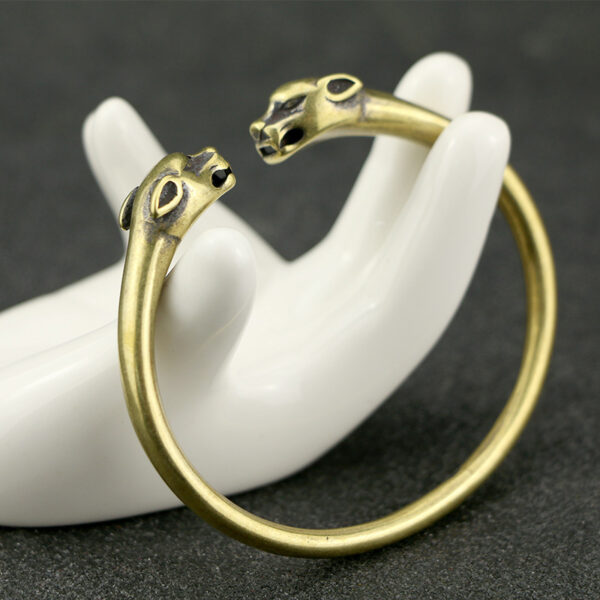 1620563441201.jpg Punk Brass Leopard Bangles Bracelet For Men Jewelry