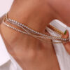 Stainless Steel Fashion Simple Bracelet Necklace Ornament