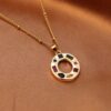 26 Letter Necklace Female Titanium Steel Chain Initial Letter