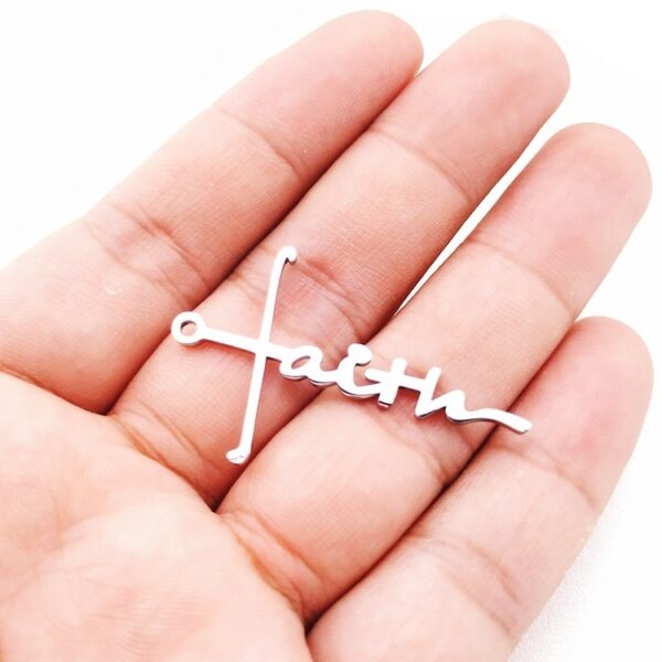 Stainless Steel Necklace Faith Necklace Faith Gift