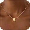 Stainless Steel A- Z Pendant Necklace 26 Letter Necklace Elegant Graceful
