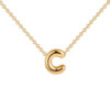 Fashion 26 Bubble Letter Necklace Gold Necklace