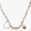 Versatile Titanium Bracelet With A Heart-shaped Pendant