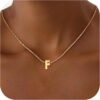 Stainless Steel A- Z Pendant Necklace 26 Letter Necklace Elegant Graceful