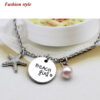 Fashion Letter Beach Girl Starfish Pendant Necklace