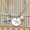 Fashion Letter Beach Girl Starfish Pendant Necklace