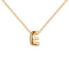 Fashion 26 Bubble Letter Necklace Gold Necklace