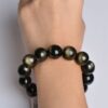Gold Sapphire Bracelet High Quality Natural Laps Bracelets For Men And Women