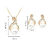 Ebay foreign trade explosion necklace, pearl necklace, earring set, Japanese and Korean popular evening necklace, bride photography accessories