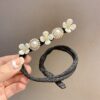 Net Red Pan Hair Pearl Diamond Braided Hair Style Hairpin